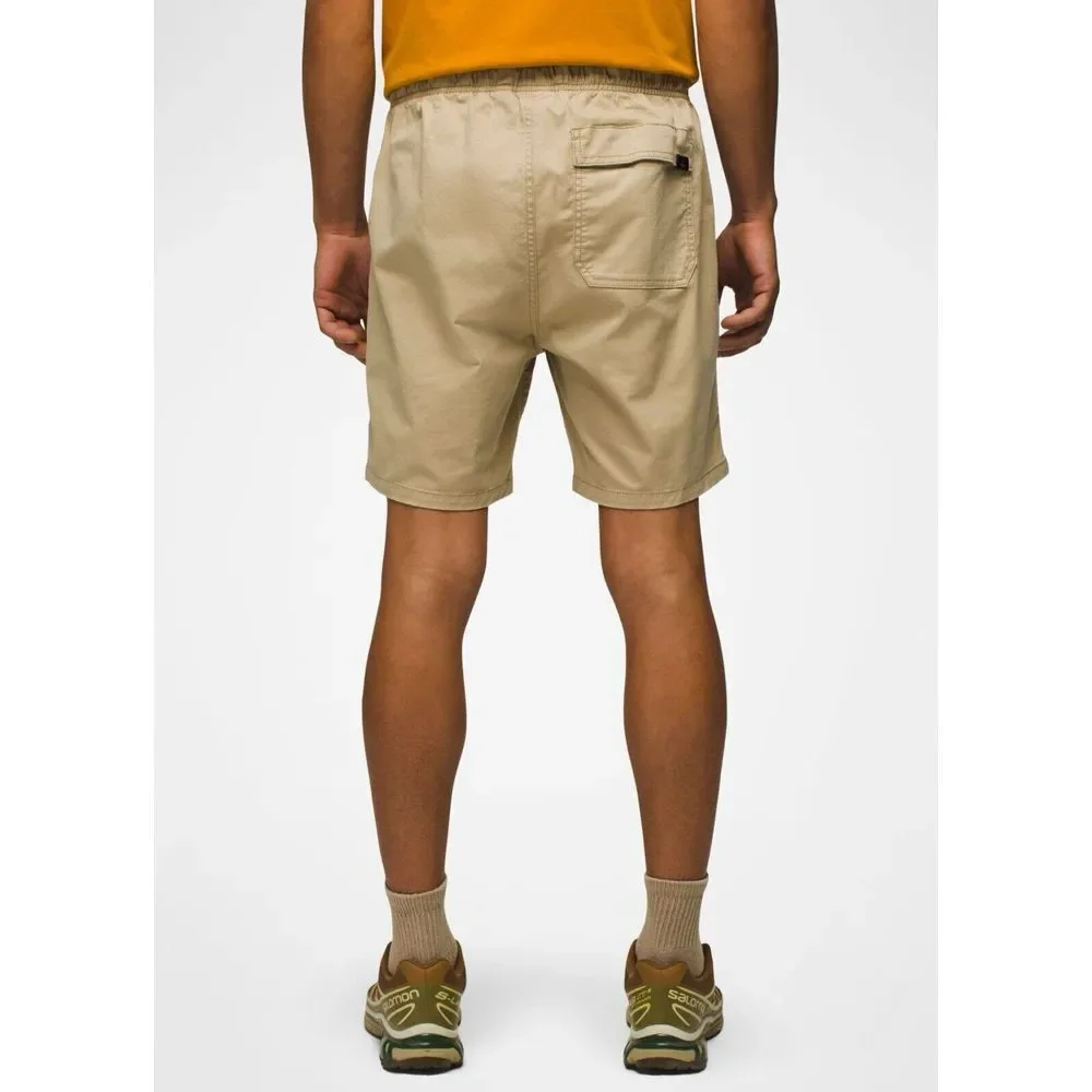 prAna Mojave Shorts Mens XS‎ Brown Belted Elastic Waist Cliffside